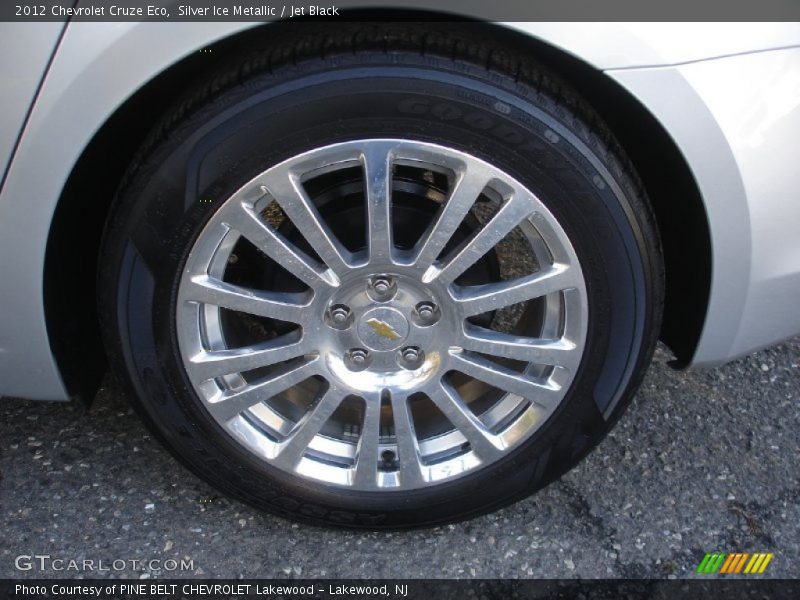 Silver Ice Metallic / Jet Black 2012 Chevrolet Cruze Eco