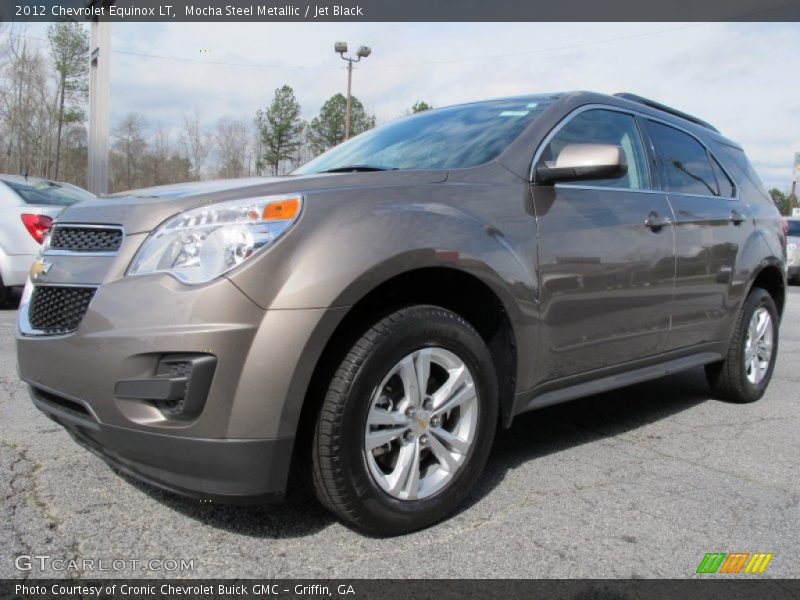 Mocha Steel Metallic / Jet Black 2012 Chevrolet Equinox LT