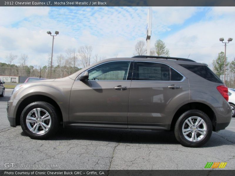 Mocha Steel Metallic / Jet Black 2012 Chevrolet Equinox LT