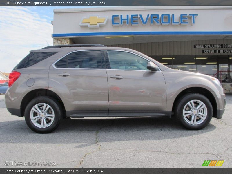 Mocha Steel Metallic / Jet Black 2012 Chevrolet Equinox LT