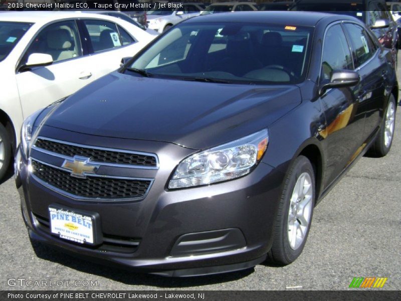 Taupe Gray Metallic / Jet Black 2013 Chevrolet Malibu ECO