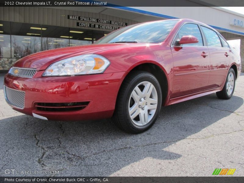 Crystal Red Tintcoat / Neutral 2012 Chevrolet Impala LT