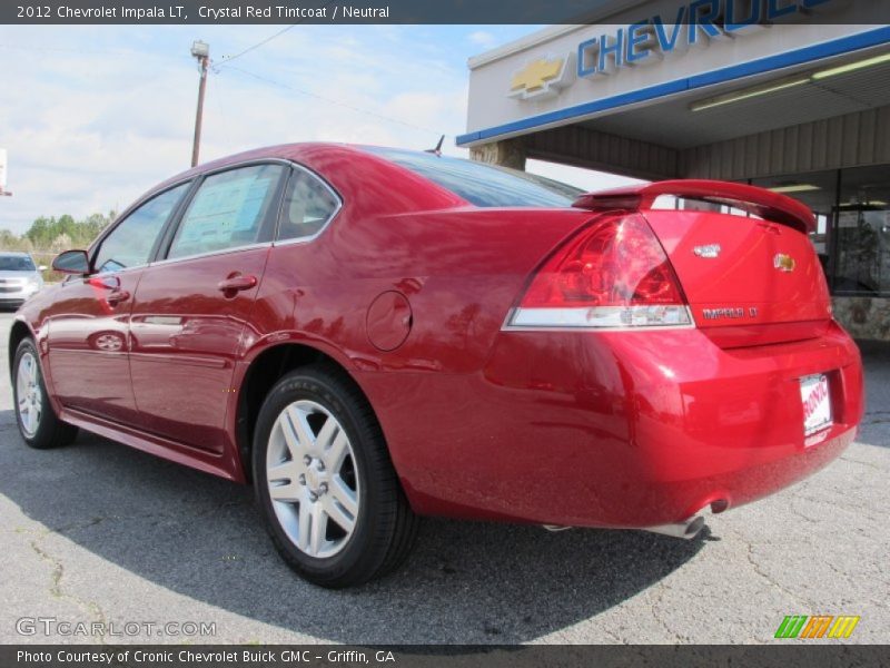Crystal Red Tintcoat / Neutral 2012 Chevrolet Impala LT