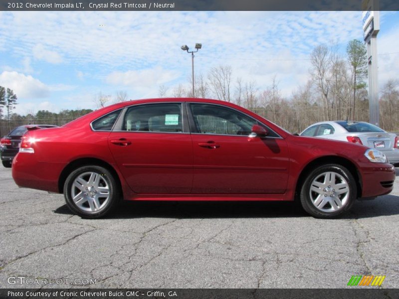 Crystal Red Tintcoat / Neutral 2012 Chevrolet Impala LT