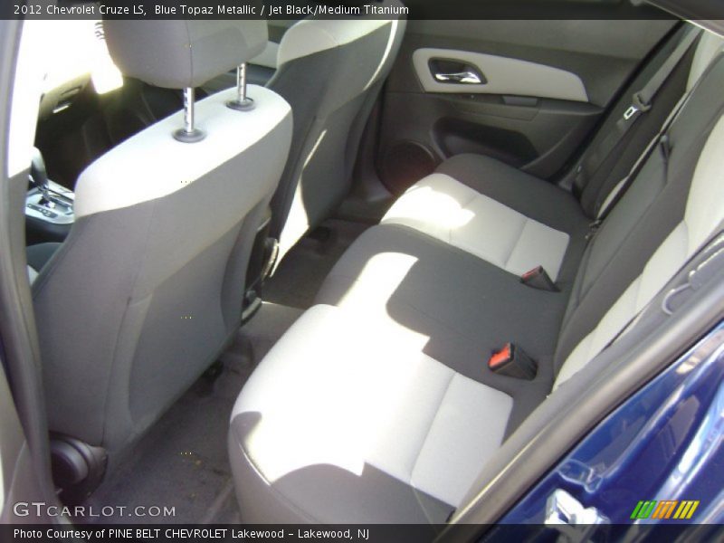 Blue Topaz Metallic / Jet Black/Medium Titanium 2012 Chevrolet Cruze LS
