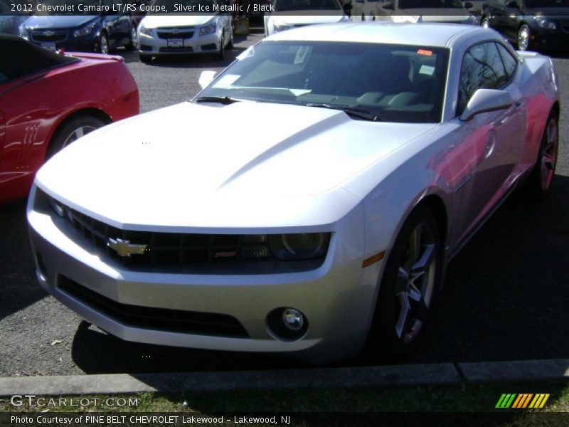 Silver Ice Metallic / Black 2012 Chevrolet Camaro LT/RS Coupe