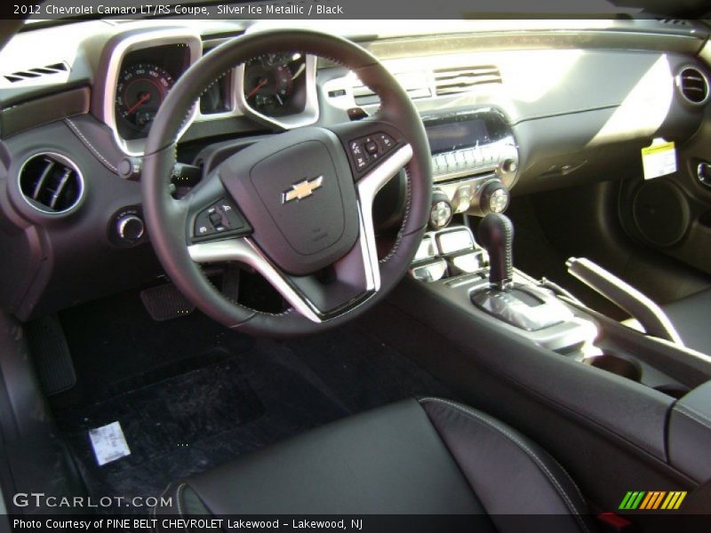 Silver Ice Metallic / Black 2012 Chevrolet Camaro LT/RS Coupe