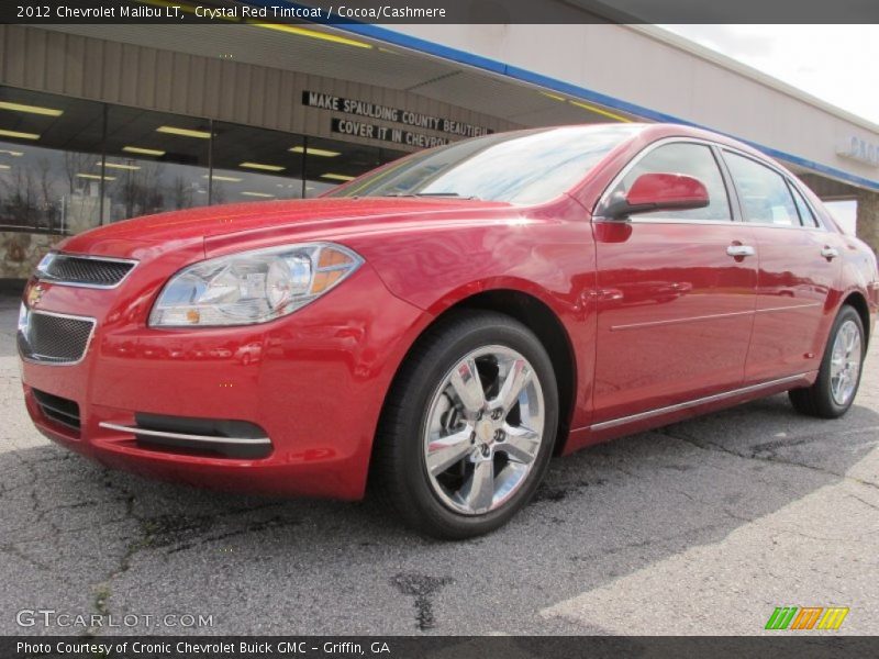 Crystal Red Tintcoat / Cocoa/Cashmere 2012 Chevrolet Malibu LT