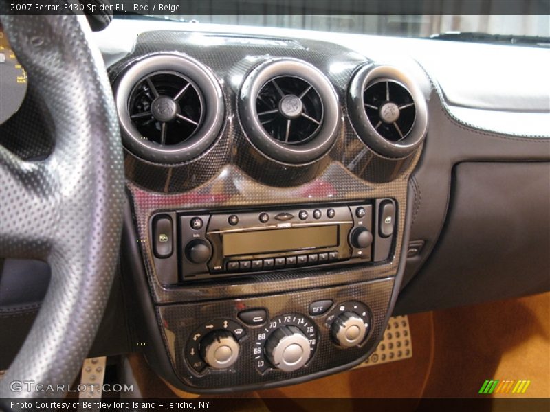 Controls of 2007 F430 Spider F1