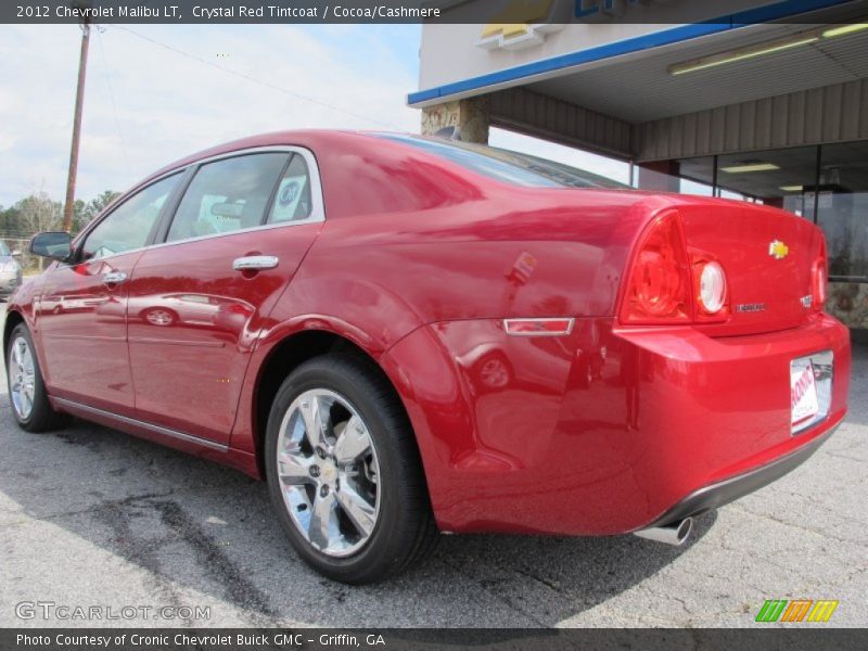 Crystal Red Tintcoat / Cocoa/Cashmere 2012 Chevrolet Malibu LT