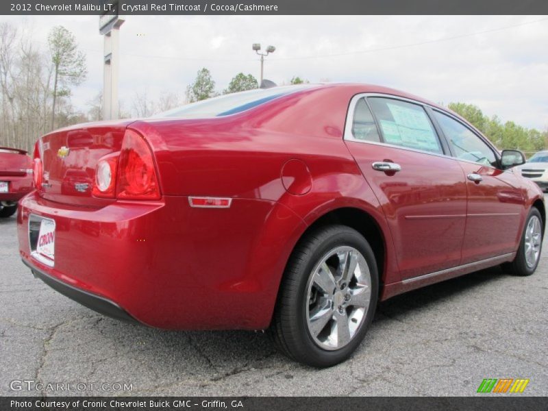 Crystal Red Tintcoat / Cocoa/Cashmere 2012 Chevrolet Malibu LT