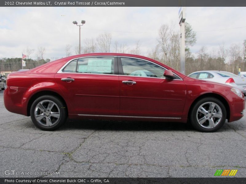 Crystal Red Tintcoat / Cocoa/Cashmere 2012 Chevrolet Malibu LT