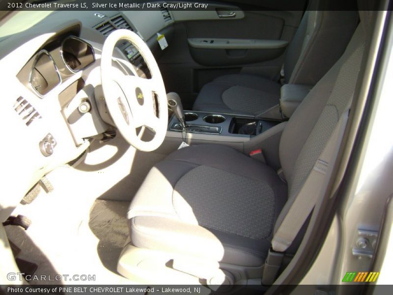 Silver Ice Metallic / Dark Gray/Light Gray 2012 Chevrolet Traverse LS