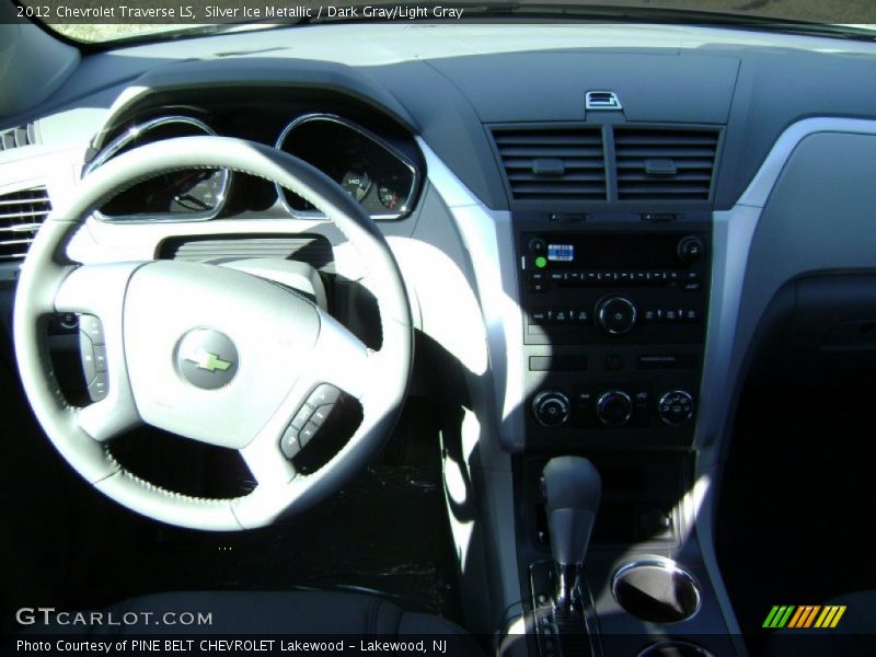 Silver Ice Metallic / Dark Gray/Light Gray 2012 Chevrolet Traverse LS