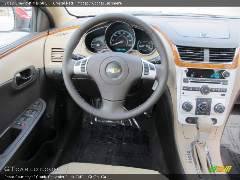 Dashboard of 2012 Malibu LT