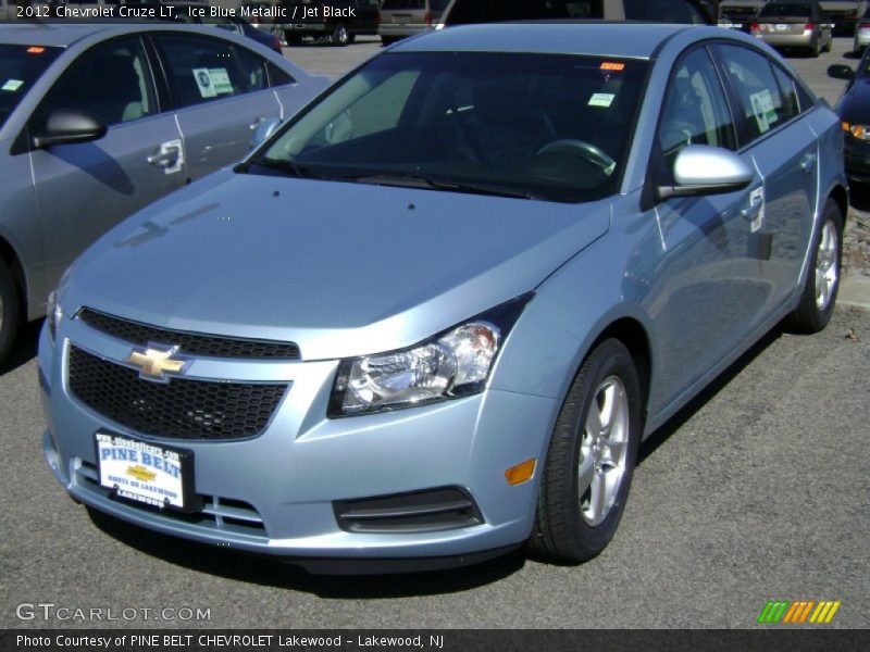 Ice Blue Metallic / Jet Black 2012 Chevrolet Cruze LT