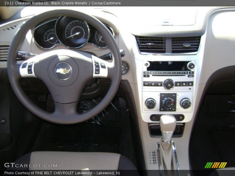 Black Granite Metallic / Cocoa/Cashmere 2012 Chevrolet Malibu LS