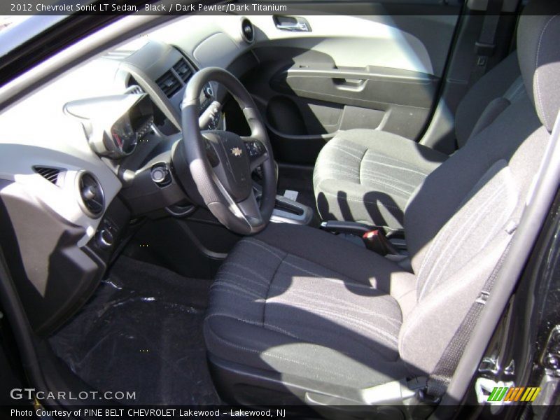 Black / Dark Pewter/Dark Titanium 2012 Chevrolet Sonic LT Sedan