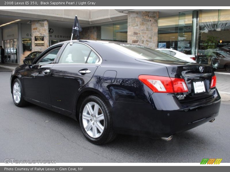 Black Sapphire Pearl / Light Gray 2008 Lexus ES 350