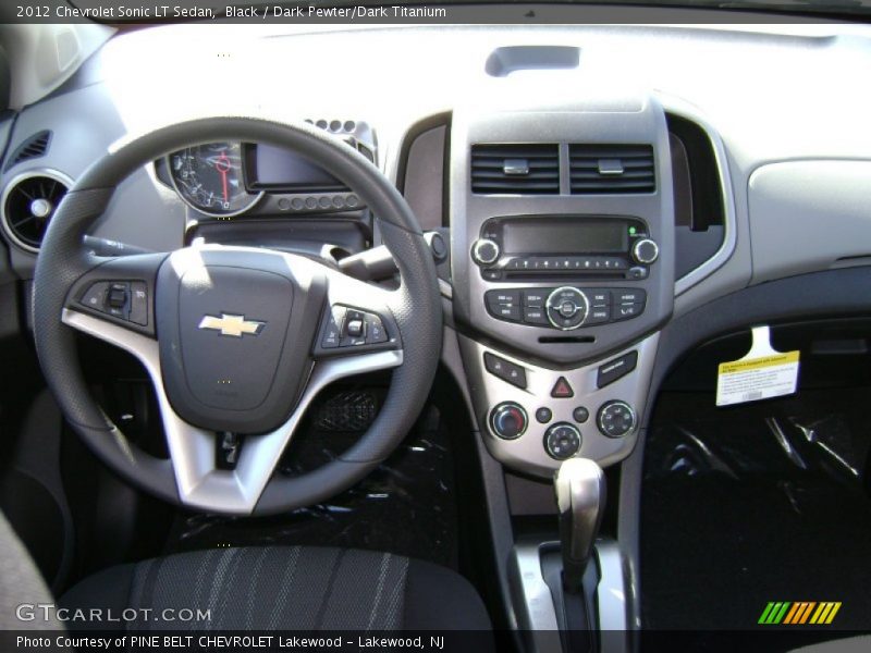 Black / Dark Pewter/Dark Titanium 2012 Chevrolet Sonic LT Sedan