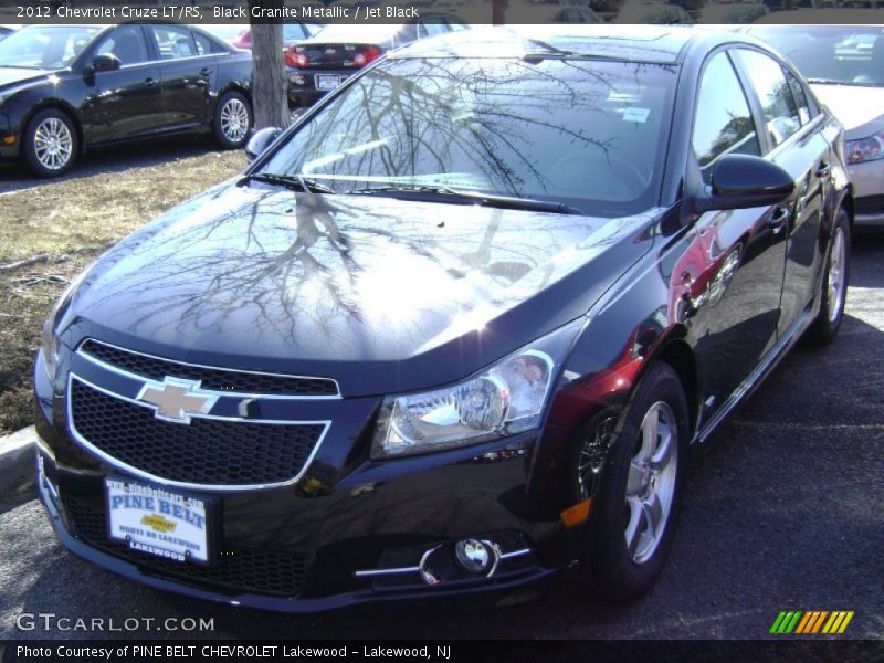 Black Granite Metallic / Jet Black 2012 Chevrolet Cruze LT/RS