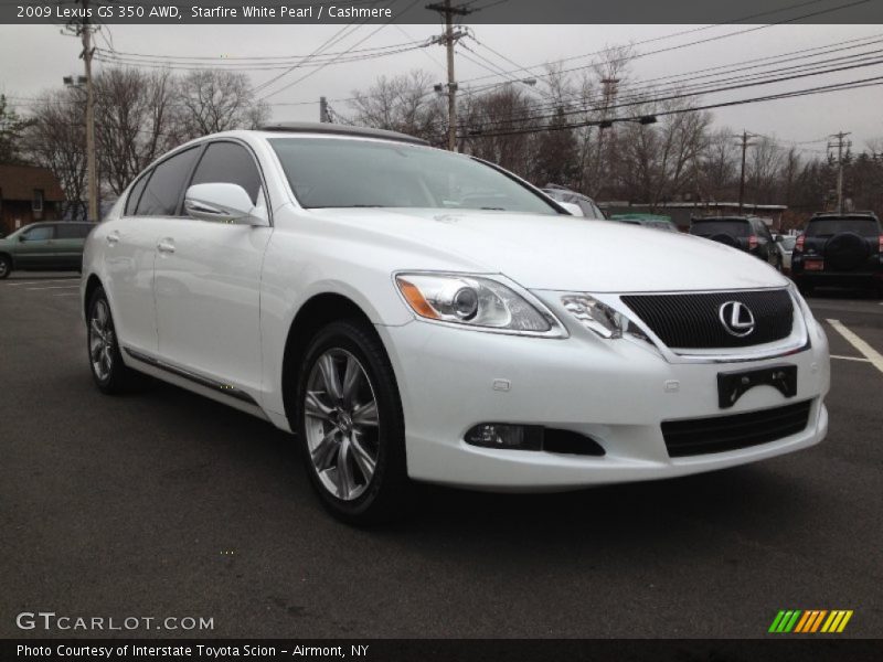 Starfire White Pearl / Cashmere 2009 Lexus GS 350 AWD