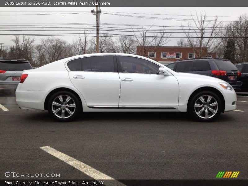 Starfire White Pearl / Cashmere 2009 Lexus GS 350 AWD