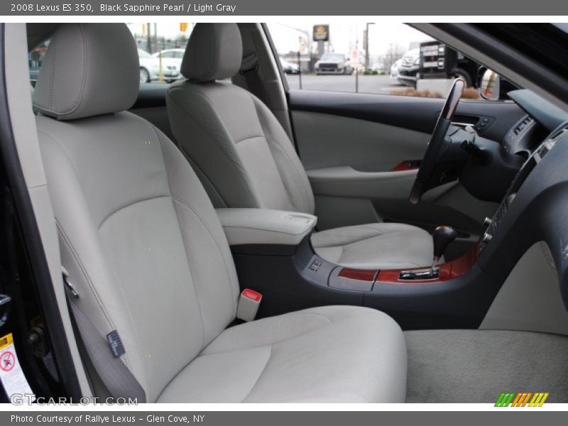 Black Sapphire Pearl / Light Gray 2008 Lexus ES 350