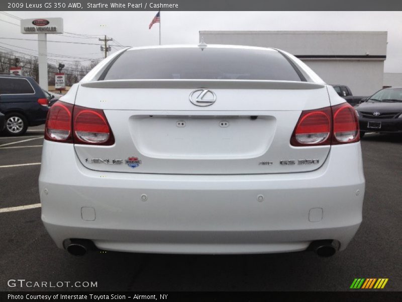 Starfire White Pearl / Cashmere 2009 Lexus GS 350 AWD