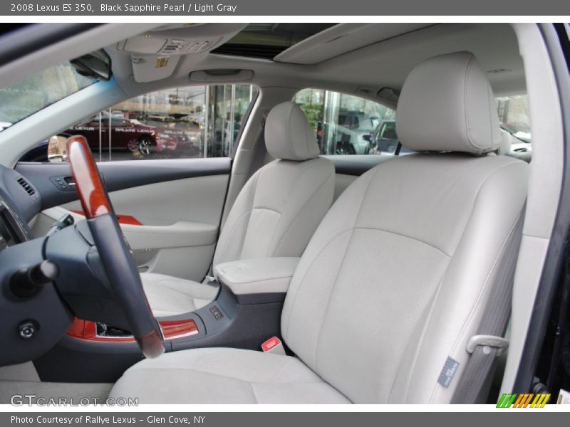 Black Sapphire Pearl / Light Gray 2008 Lexus ES 350