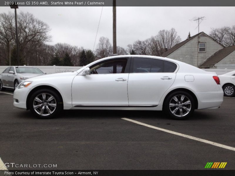 Starfire White Pearl / Cashmere 2009 Lexus GS 350 AWD