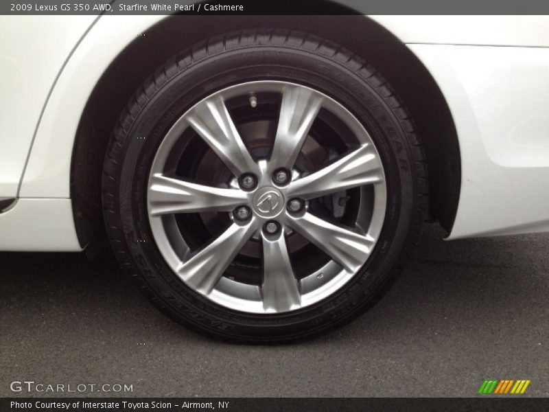 Starfire White Pearl / Cashmere 2009 Lexus GS 350 AWD