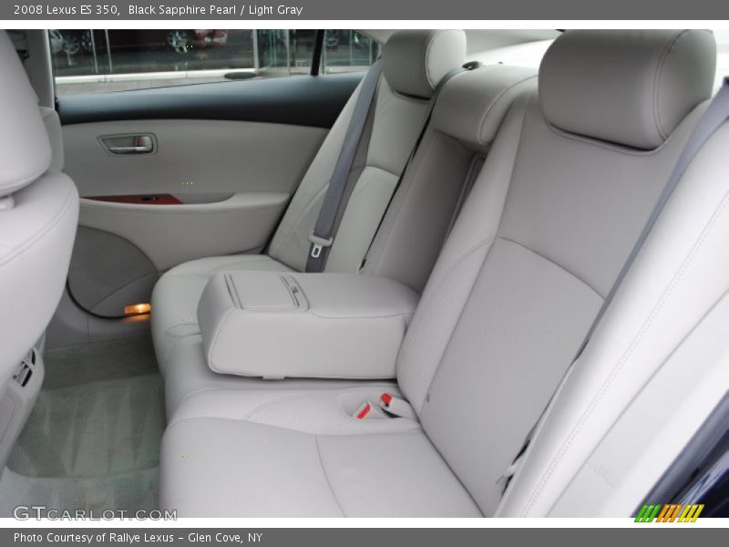 Black Sapphire Pearl / Light Gray 2008 Lexus ES 350