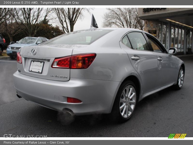 Tungsten Pearl / Light Gray 2009 Lexus IS 250 AWD