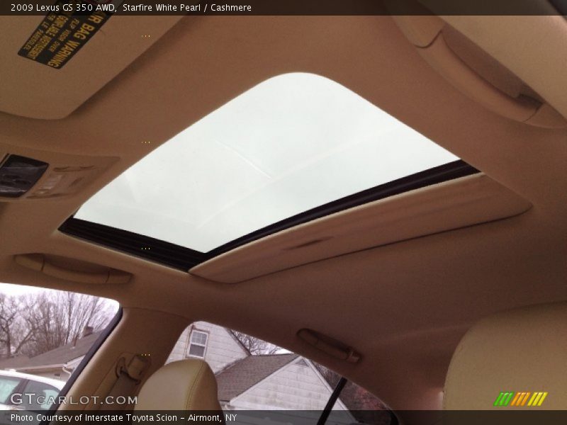 Starfire White Pearl / Cashmere 2009 Lexus GS 350 AWD