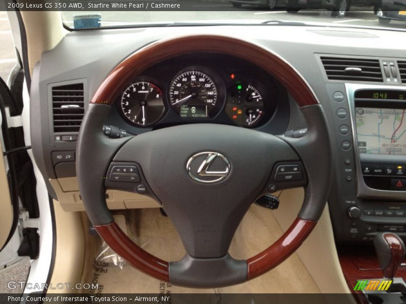 Starfire White Pearl / Cashmere 2009 Lexus GS 350 AWD