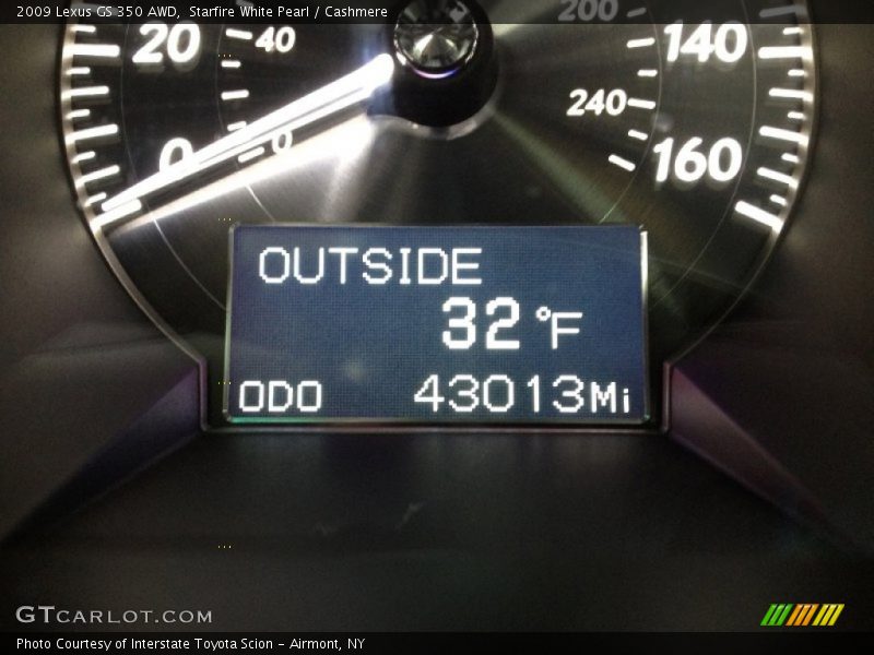 Starfire White Pearl / Cashmere 2009 Lexus GS 350 AWD