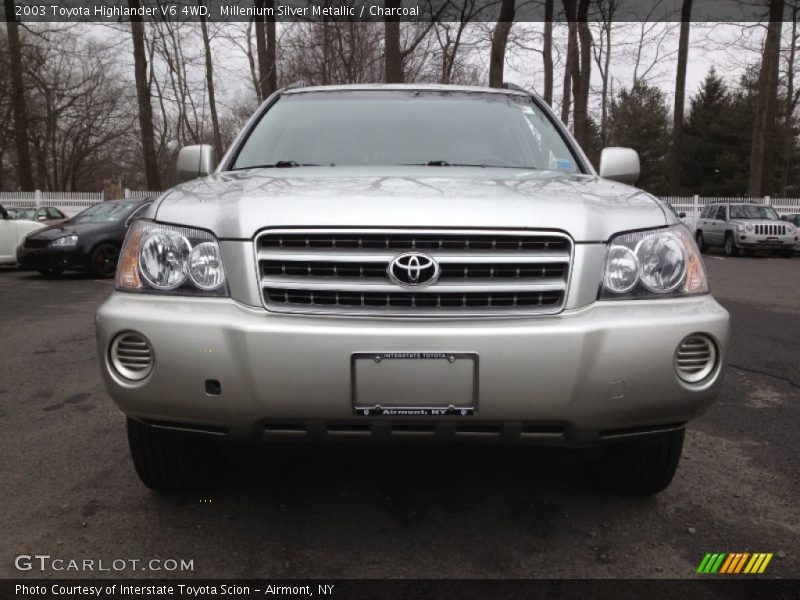 Millenium Silver Metallic / Charcoal 2003 Toyota Highlander V6 4WD