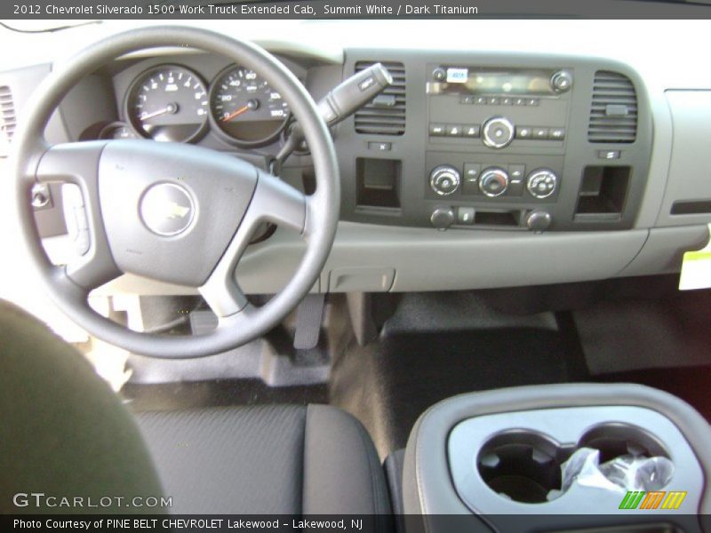 Summit White / Dark Titanium 2012 Chevrolet Silverado 1500 Work Truck Extended Cab