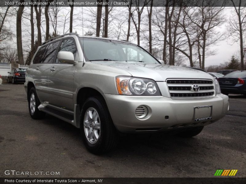 Millenium Silver Metallic / Charcoal 2003 Toyota Highlander V6 4WD