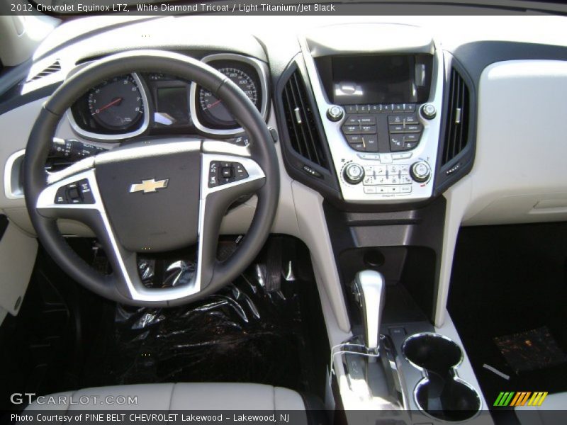 White Diamond Tricoat / Light Titanium/Jet Black 2012 Chevrolet Equinox LTZ