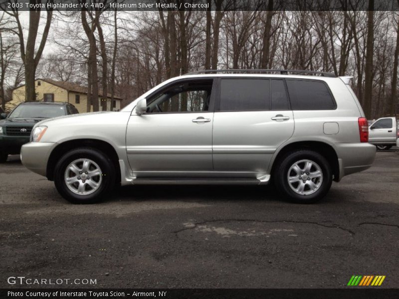 Millenium Silver Metallic / Charcoal 2003 Toyota Highlander V6 4WD