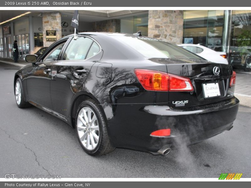 Obsidian Black / Ecru 2009 Lexus IS 250 AWD