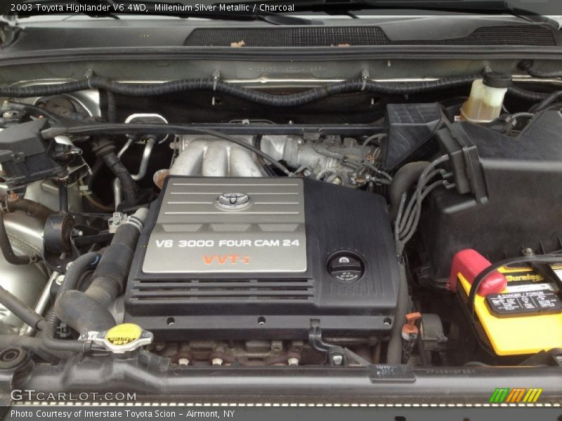 Millenium Silver Metallic / Charcoal 2003 Toyota Highlander V6 4WD