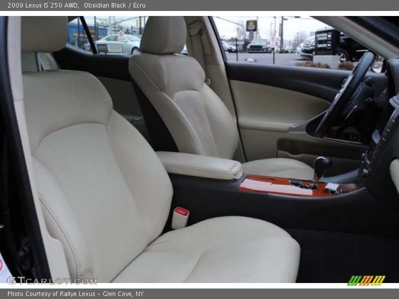 Obsidian Black / Ecru 2009 Lexus IS 250 AWD
