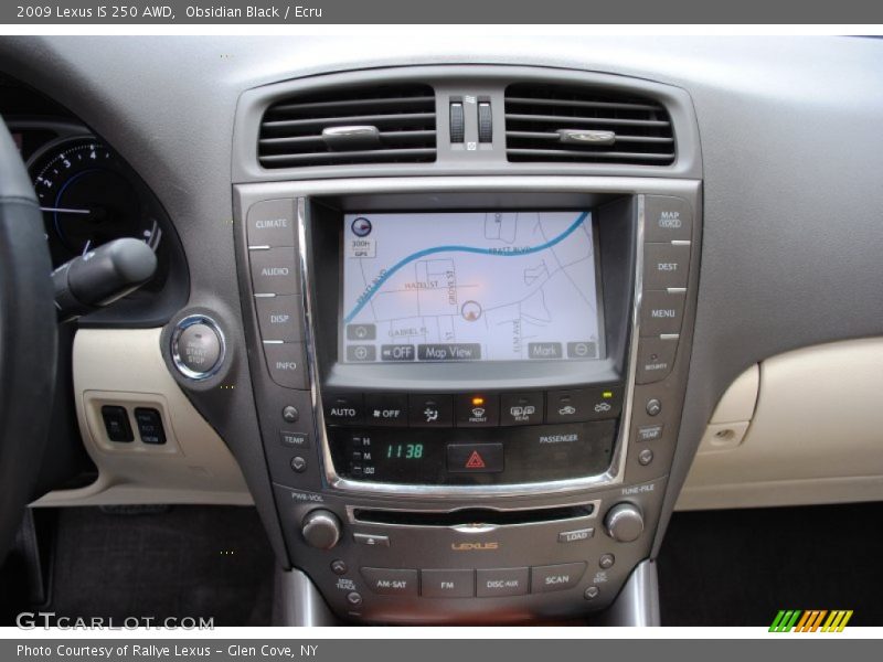 Obsidian Black / Ecru 2009 Lexus IS 250 AWD