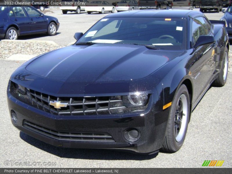 Black / Gray 2012 Chevrolet Camaro LS Coupe