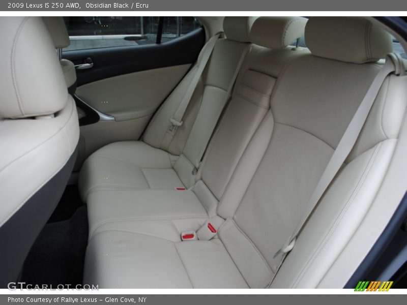 Obsidian Black / Ecru 2009 Lexus IS 250 AWD