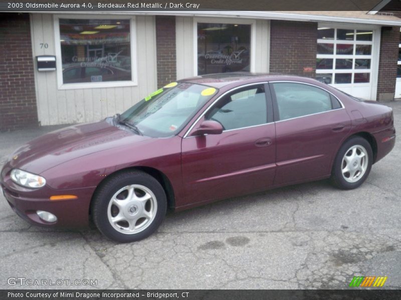 Bordeaux Red Metallic / Dark Gray 2003 Oldsmobile Aurora 4.0