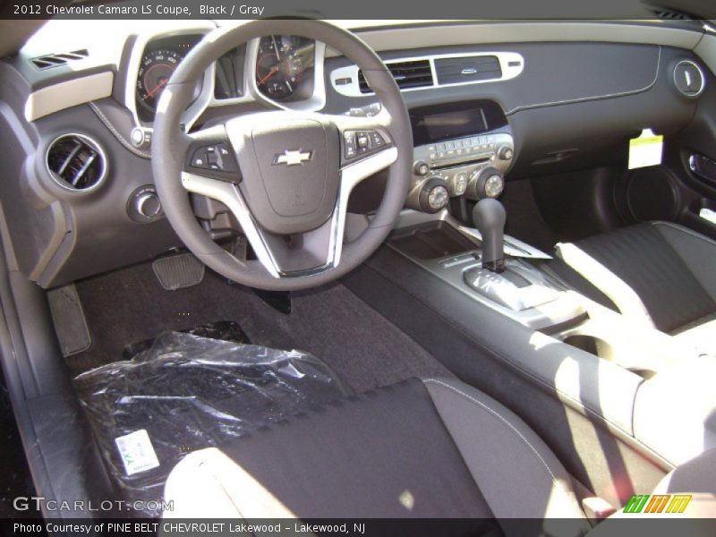 Black / Gray 2012 Chevrolet Camaro LS Coupe